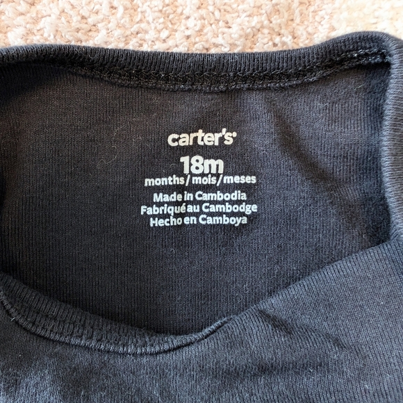 Carter's Skeleton Halloween Romper, 18m - Picture 5 of 6